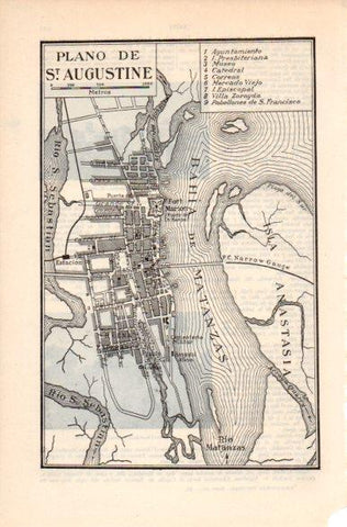 LAMINA V41941: Plano de St. Augustine