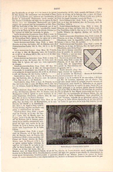 LAMINA V41939: Interior Catedral de Saint-Albans