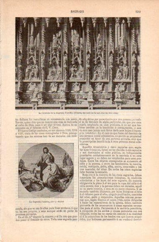 LAMINA V41920: Silleria del Coro de la catedral de Amberes