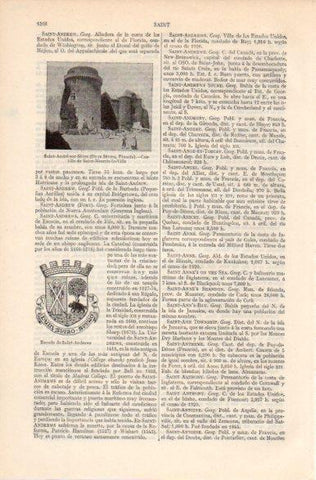 LAMINA V41936: Castillo de Saint-Mesmin-la-Ville, Francia