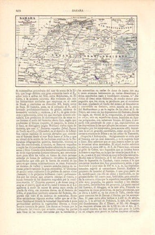 LAMINA V41930: Mapa del Sahara