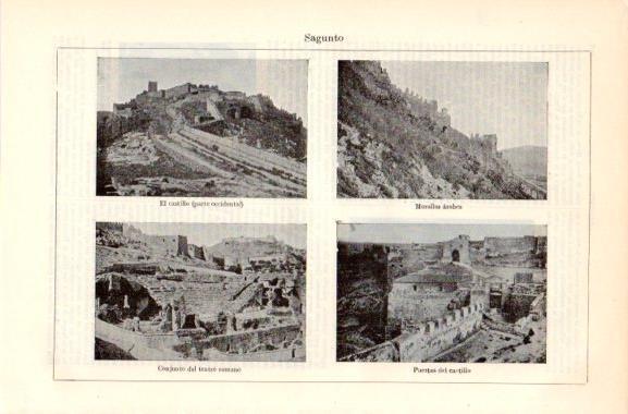 LAMINA V41925: Vistas de Sagunto