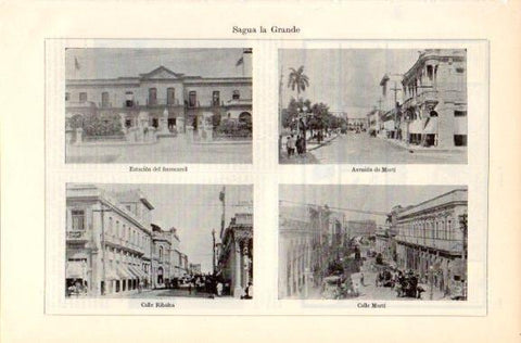 LAMINA V41923: Vistas de Sagua la Grande, Cuba