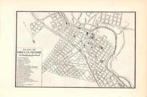 LAMINA V41922: Plano de Sagua la Grande, Cuba