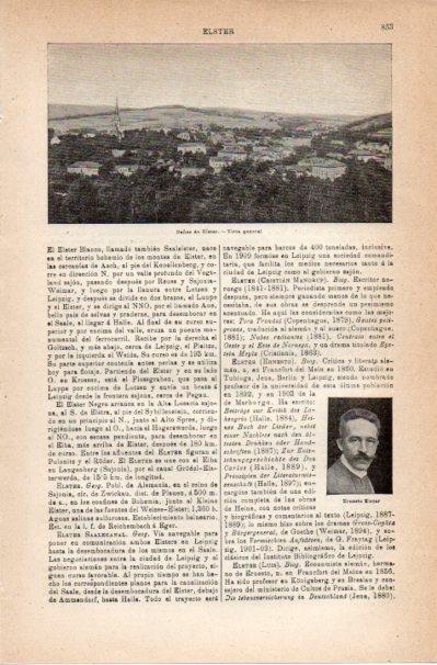 LAMINA V42106: Baños de Elster, Alemania