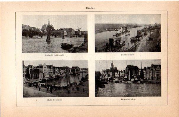 LAMINA V42118: Vistas de Emden, Alemania