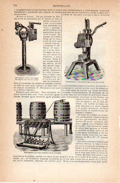 LAMINA V42115: Maquinas para embotellar