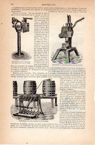 LAMINA V42115: Maquinas para embotellar