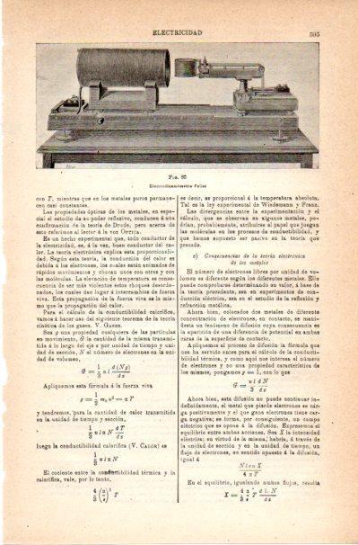 LAMINA V42079: Electrodinamometro Pellat
