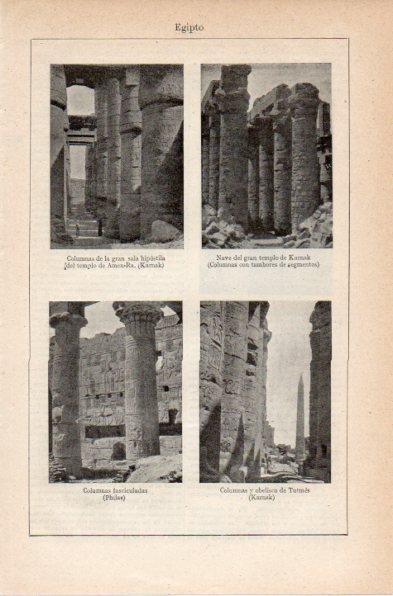 LAMINA V42034: Templo de Karnak, Egipto