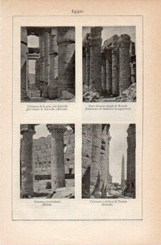 LAMINA V42034: Templo de Karnak, Egipto