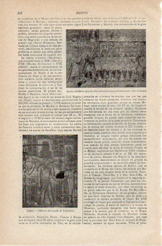 LAMINA V42023: Relieves del templo de Kom Ombo, Egipto