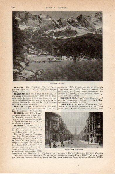 LAMINA V42057: Calle en Eickel, Alemania
