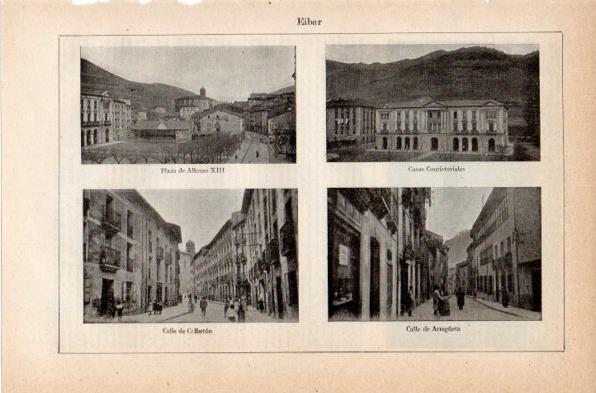 LAMINA V42054: Vistas de Eibar, Guipuzcoa