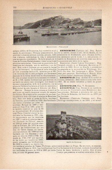 LAMINA V42052: Castillo de Ehrenburg, Alemania