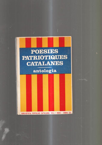 Poesies patriotiques catalanes. Antologia