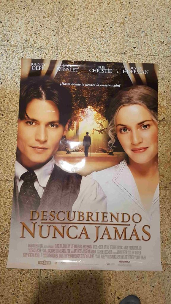 Poster cine: Descubriendo nunca jamas, con Johnny Depp y Kate Winslet (numerado 9)