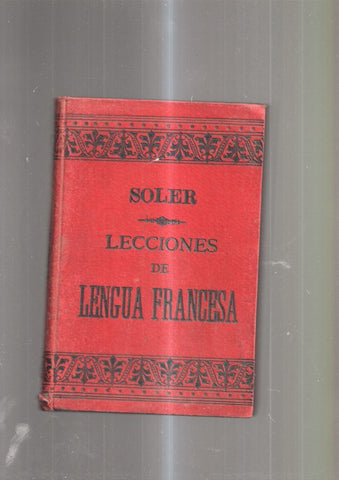 Lecciones de Lengua Francesa divididas en dos cursos