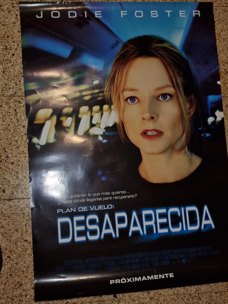 Poster de cine: Plan de vuelo: desaparecida con Jodie Foster (numerado 13)