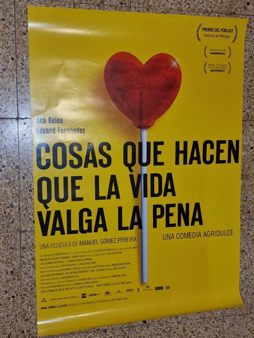 Poster de cine: Cosas que hacen que la vida valga la pena (numerado 25)