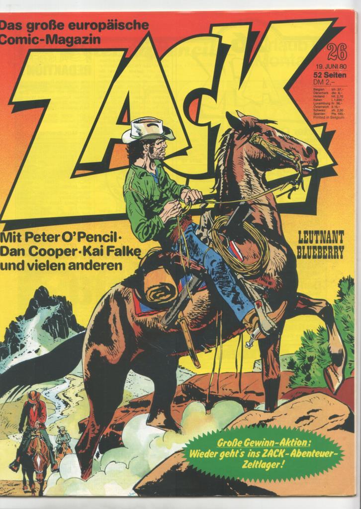 Zack numero 26 año 1980 (ALEMAN)