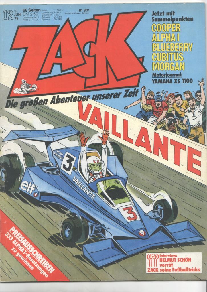 Zack numero 12 año 1978 (ALEMAN)