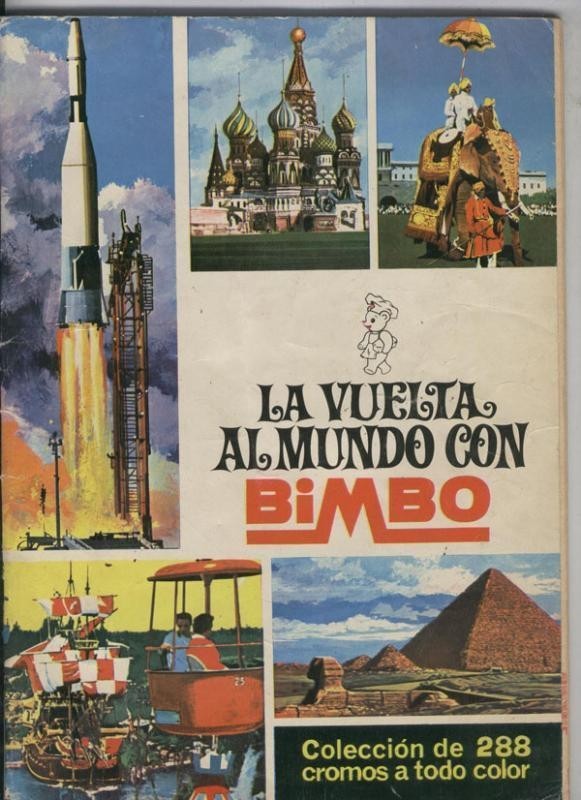 Album de Cromos: La vuelta al mundo con Bimbo (ALBUM VACIO)