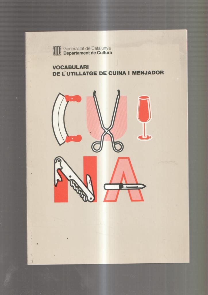 Vocabulari de l'utillatge de cuina i menjador