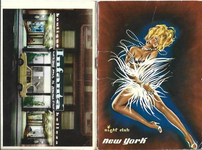 LAMINA 36943: Tapas del programa del New York Night Club de Barcelona
