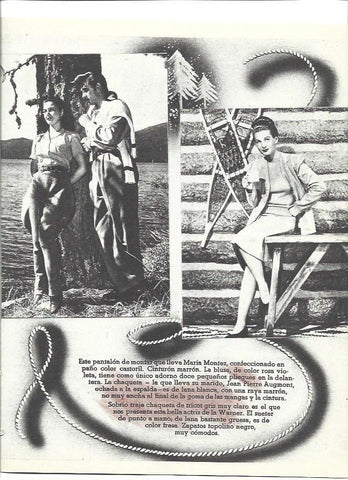 LAMINA 37184: Maria Montez y Jean Pierre Augmont