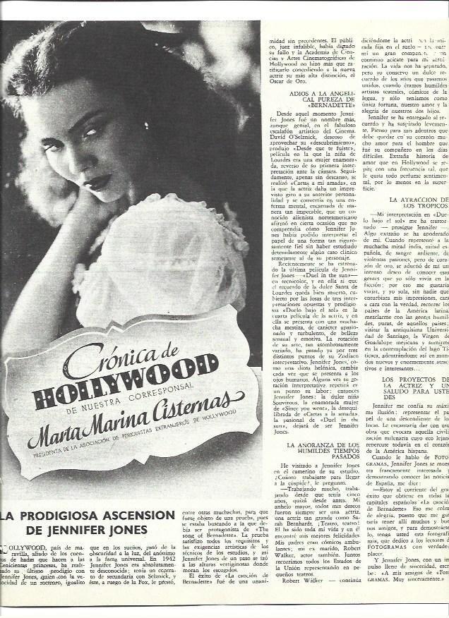LAMINA 37181: Jennifer Jones