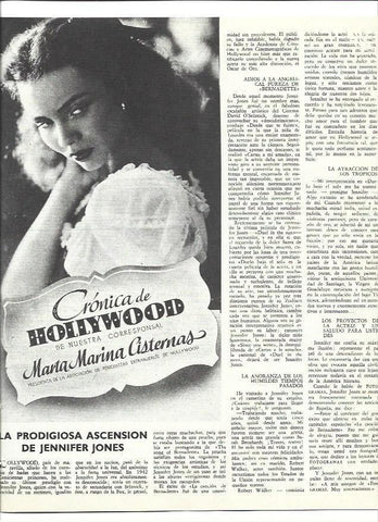 LAMINA 37181: Jennifer Jones