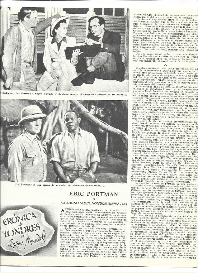 LAMINA 37179: Eric Portman