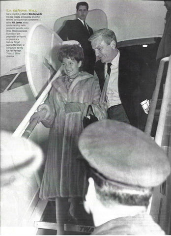 LAMINA 37207: Rita Hayworth con su marido James Hill