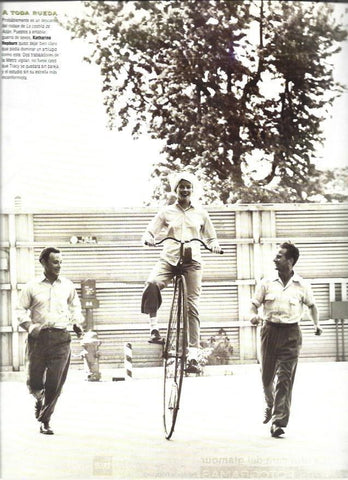 LAMINA 37203: Katherine Hepburn en el rodaje de La costilla de Adan