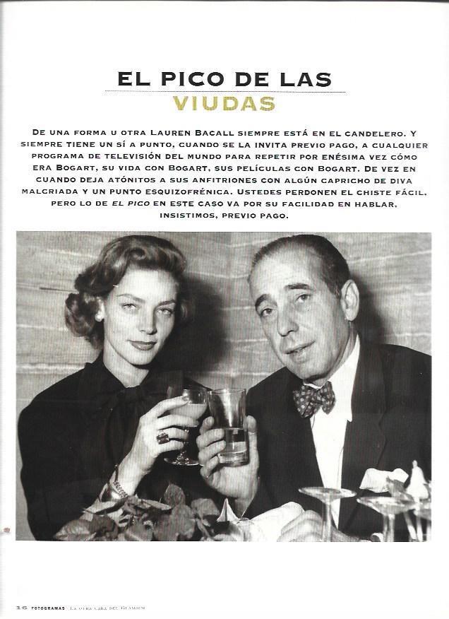 LAMINA 37198: Lauren Bacall y Humphrey Bogart