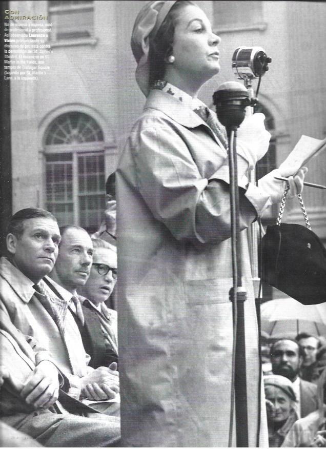 LAMINA 37208: Vivien Leigh en un discurso 