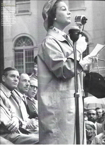 LAMINA 37208: Vivien Leigh en un discurso 