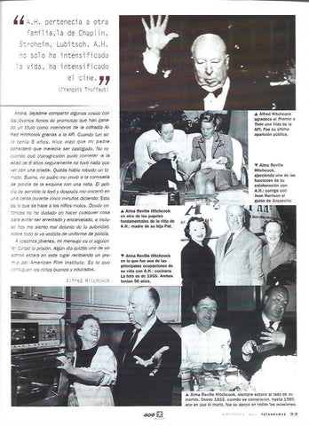 LAMINA 37269: Alma Reville con Alfred Hitchcock