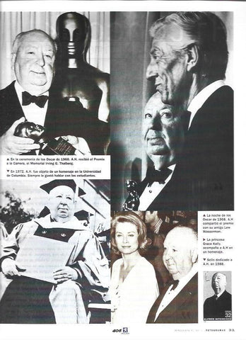 LAMINA 37268: Hitchcock recibiendo premios