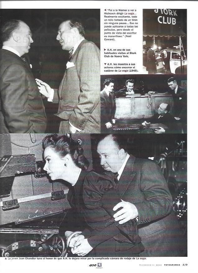 LAMINA 37262: Hitchcock con Joan Chandler