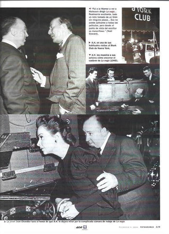 LAMINA 37262: Hitchcock con Joan Chandler