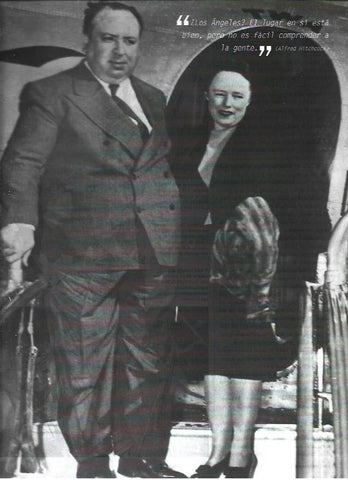 LAMINA 37260: Alfred Hitchcok con su esposa
