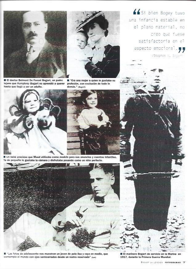 LAMINA 37278: Fotos de la infancia de Bogart
