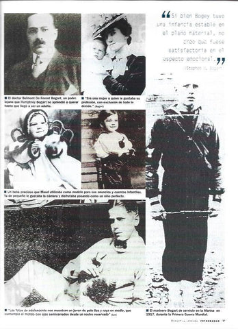 LAMINA 37278: Fotos de la infancia de Bogart