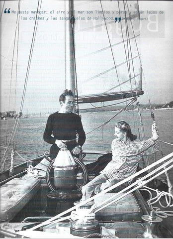LAMINA 37294: Bogart y el mar