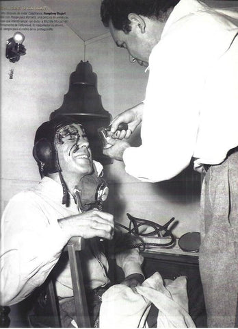 LAMINA 37221: Humphrey Bogart en maquillaje