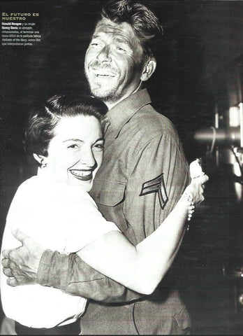 LAMINA 37233: Ronald Reagan con Nancy Davis