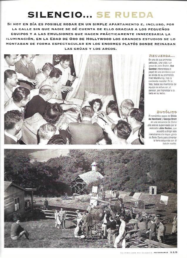 LAMINA 37248: Ava Gardner en el rodaje de Una vida y un amor