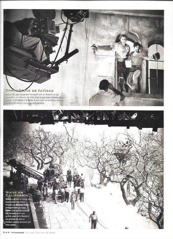 LAMINA 37247: Burt Lancaster en el rodaje de El halcon y la flecha